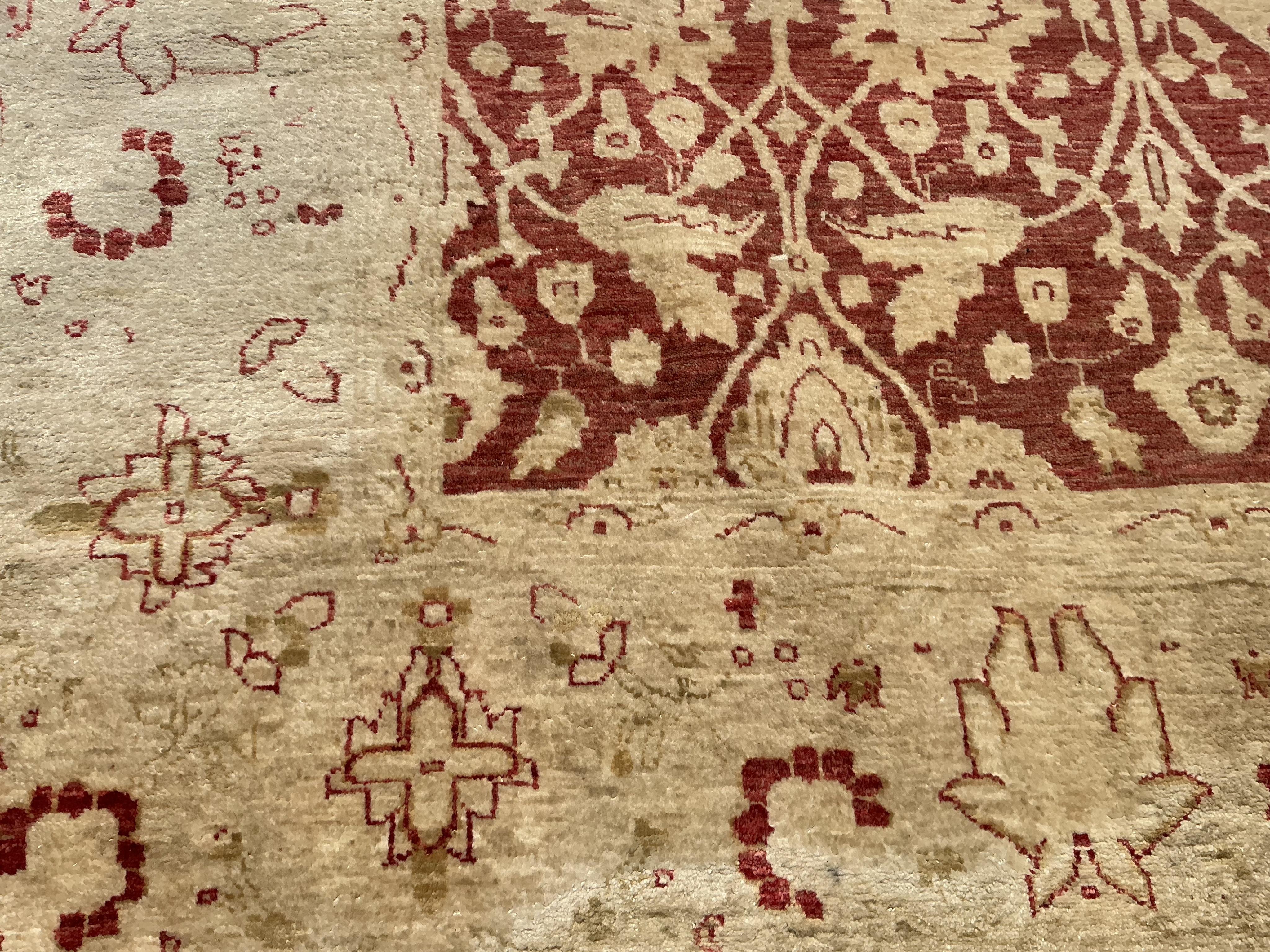 A Ziegler style carpet, 360 x 280cm